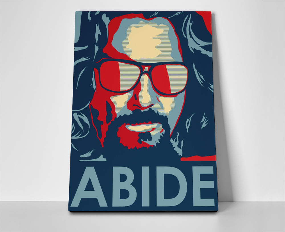 big lebowski the dude abide poster canvas wall art painting artwork